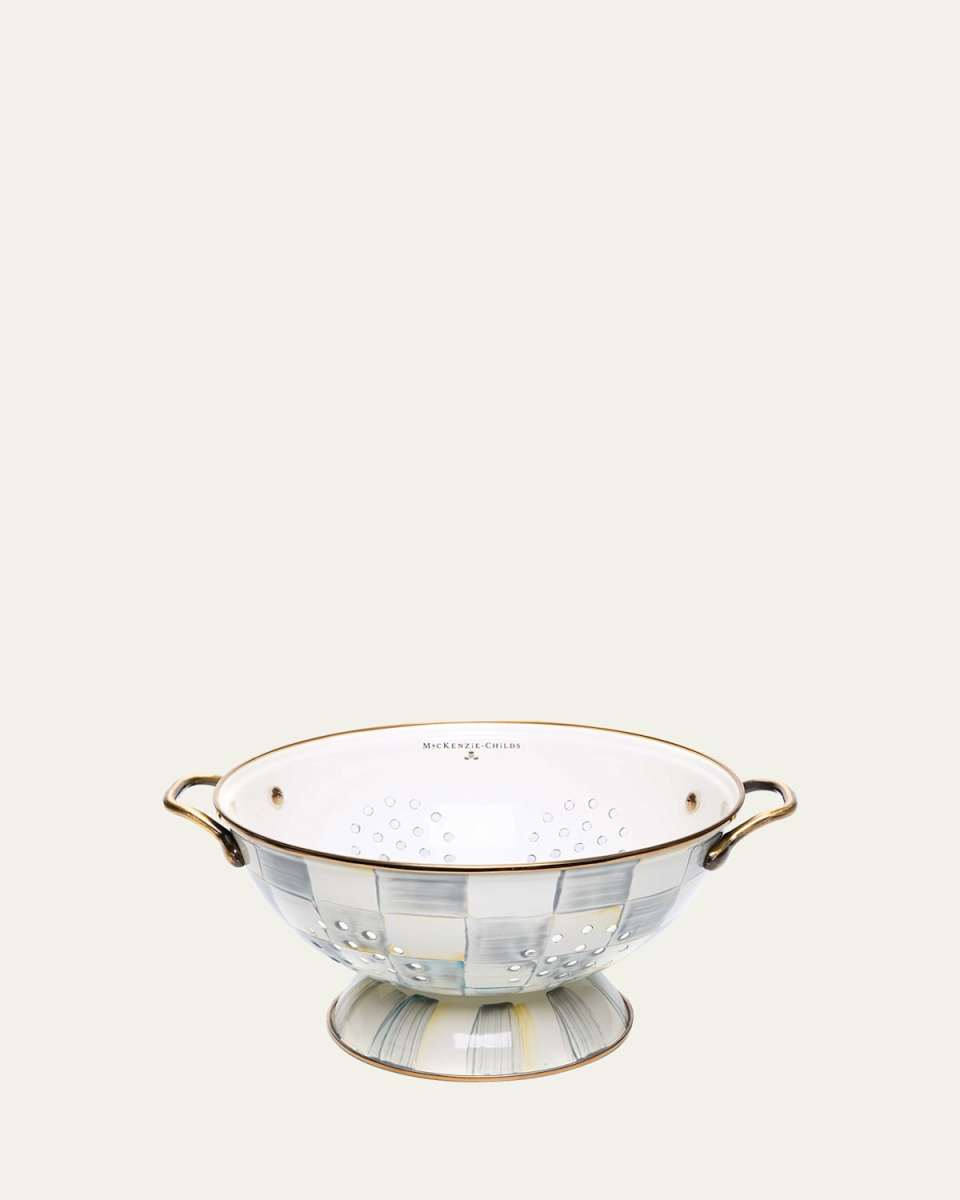 Sterling Check Large Colander